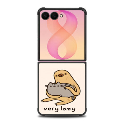 Pusheen and Sloth Samsung Galaxy Z Flip8 case